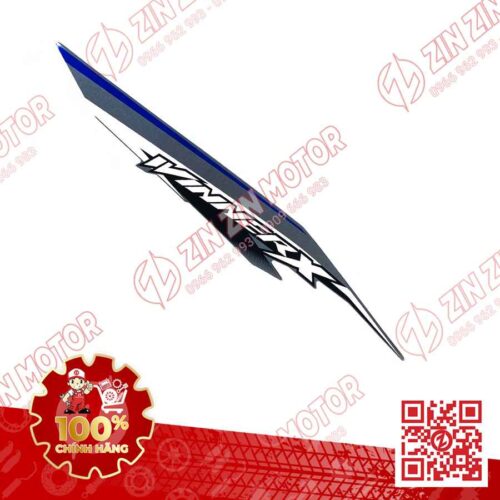 Alternative view of Tem Bụng Sau Winner X V3 2022+ Trái Đen Bạc 2022 Phiên Bản Tiêu Chuẩn