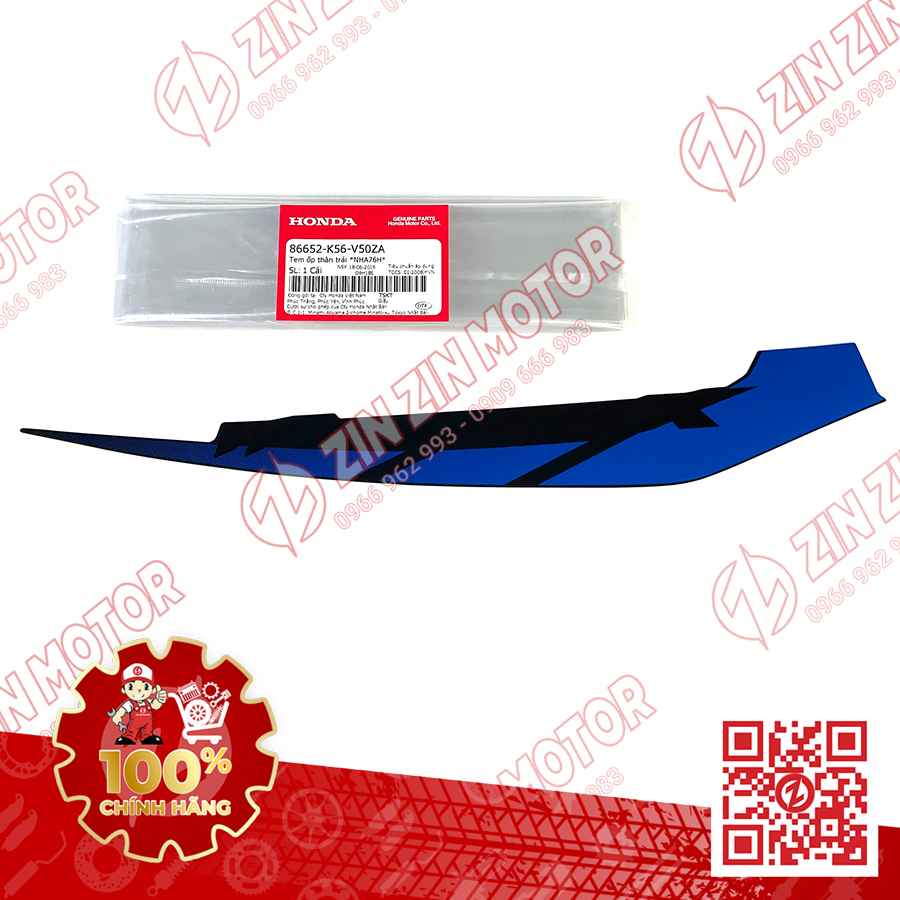Tem Bụng Sau Winner X V2 2019+ Trái Đen Xanh 2019 Phiên Bản Thể Thao