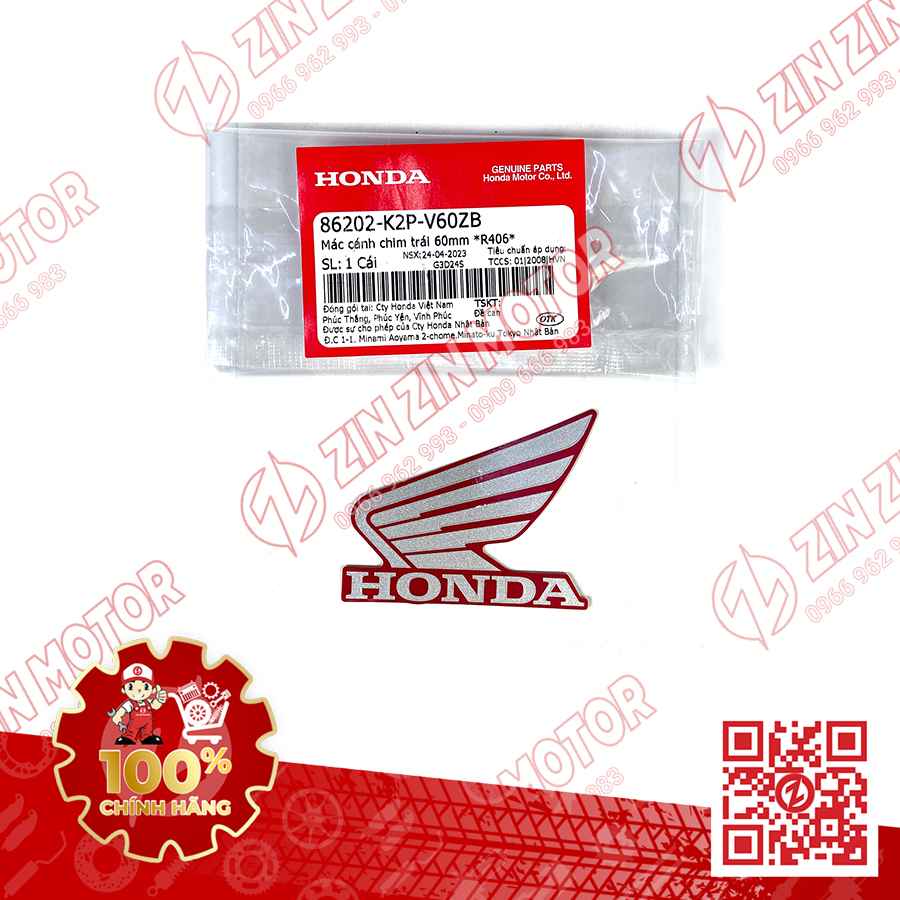 Tem Cánh Chim Honda Winner X V3 2022+, WINNER X V4 2024 Trái R406