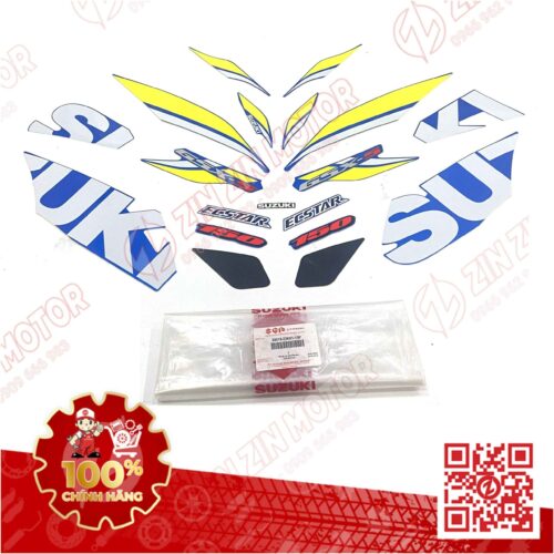 Tem GSX S150 Xanh GP Ecstar