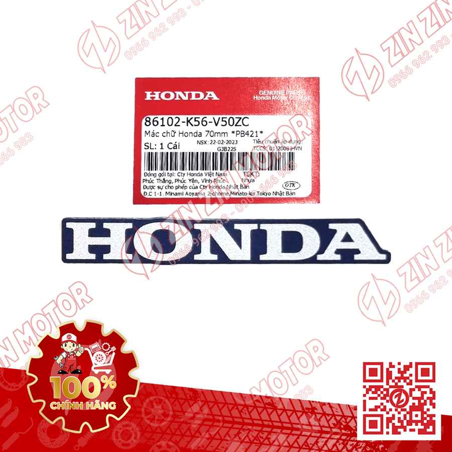 Tem Honda Mu Rùa Winner X V2 2019+ 70mm PB421