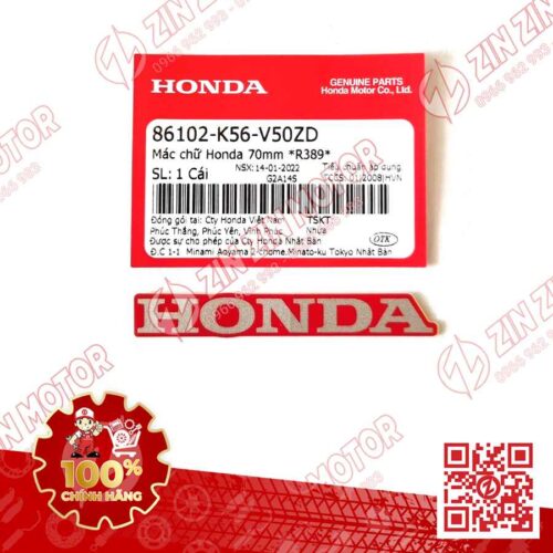 Tem Honda Mu Rùa Winner X V2 2019+ 70mm R389