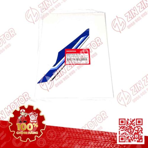 Alternative view of Tem Lườn Giữa Winner X V3 2022+ Phải Miếng Nhỏ  Đỏ Trắng Đen HRC 2023 Phiên Bản Thể Thao