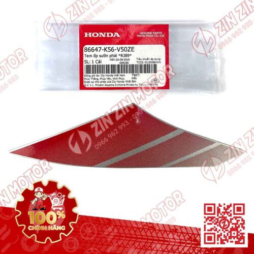 Tem Lườn Giữa Winner X V2 2019+ Phải Đỏ Bạc Đen 2019 Phiên Bản Thể Thao