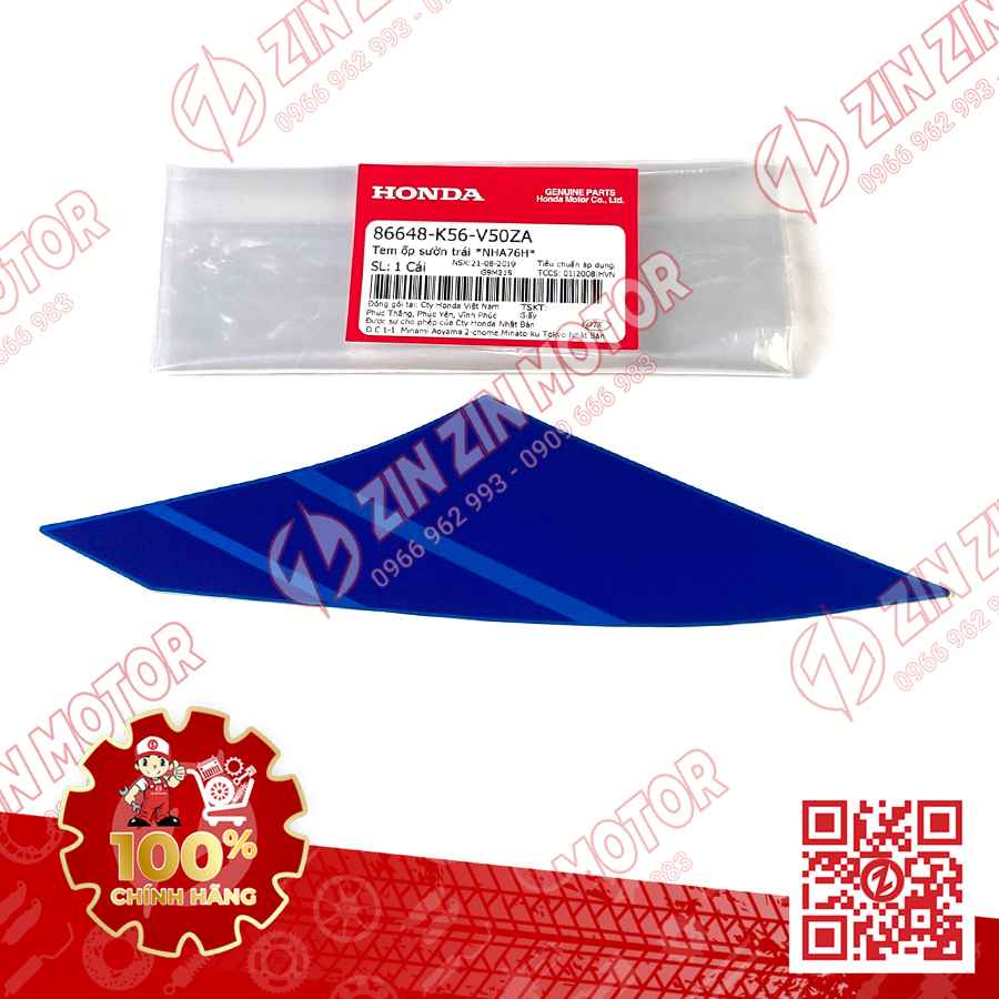 Tem Lườn Giữa Winner X V2 2019+ Trái Đen Xanh 2019 Phiên Bản Thể Thao