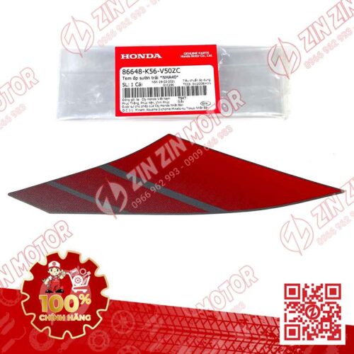 Tem Lườn Giữa Winner X V2 2019+ Trái Bạc Đỏ Đen 2019 Phiên Bản Thể Thao