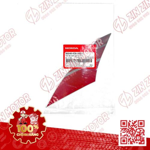 Alternative view of Tem Lườn Giữa Winner X V2 2019+ Trái Bạc Đỏ Đen 2019 Phiên Bản Thể Thao
