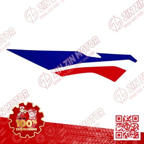 Alternative view of Tem Lườn Giữa Winner X V3 2022+ Phải Miếng Lớn Đỏ Trắng Đen HRC 2023 Phiên Bản Thể Thao