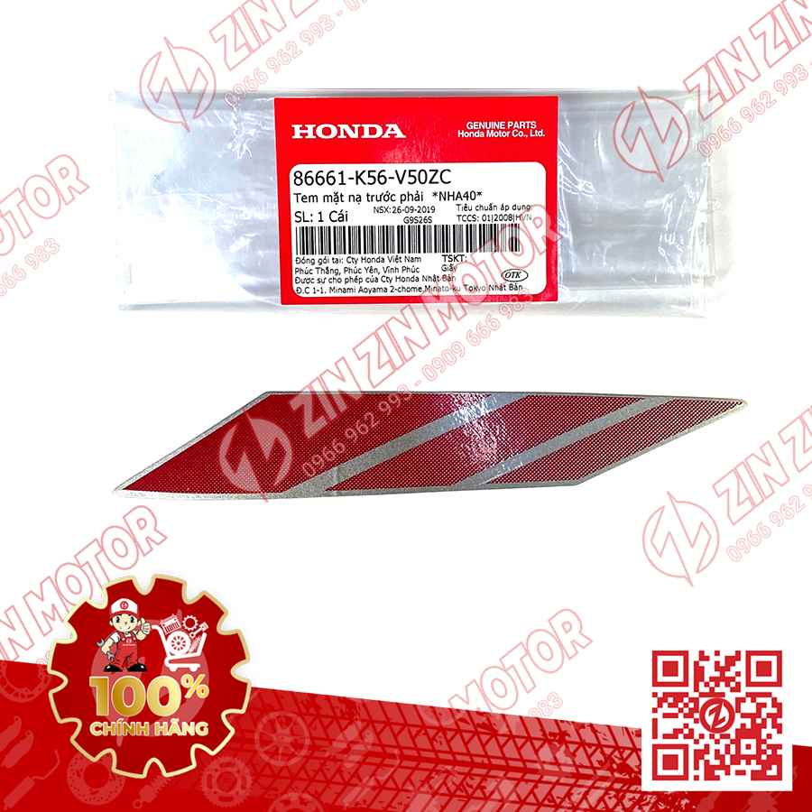 Tem Mặt Nạ Trước Winner X V2 2019+ Phải Bạc Đỏ Đen 2019 Phiên Bản Thể Thao