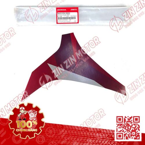 Alternative view of Tem Cánh Yếm Winner X V2 2019+ Dưới Trái Đỏ Bạc Đen 2019 Phiên Bản Camo