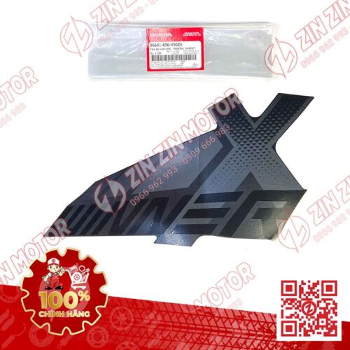 Tem Cánh Yếm Winner X V2 2019+ Phải Miếng Lớn Đen Xanh 2019, Đen Cam 2019 Phiên Bản Thể Thao