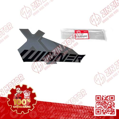 Tem Cánh Yếm Winner X V2 2019+ Trái Miếng Lớn Bạc Đỏ Đen 2019 Phiên Bản Thể Thao
