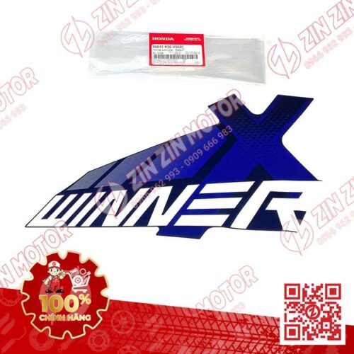 Tem Cánh Yếm Winner X V2 2019+ Phải Miếng Lớn Xanh Bạc Đen 2019 Phiên Bản Thể Thao