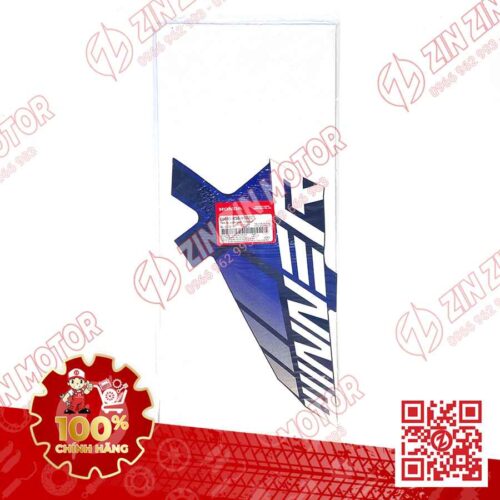 Alternative view of Tem Cánh Yếm Winner X V2 2019+ Phải Miếng Lớn Xanh Bạc Đen 2019 Phiên Bản Thể Thao