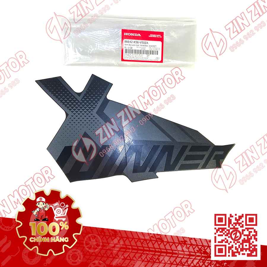 Tem Cánh Yếm Winner X V2 2019+ Trái Miếng Lớn Đen Xanh 2019, Đen Cam 2019 Phiên Bản Thể Thao