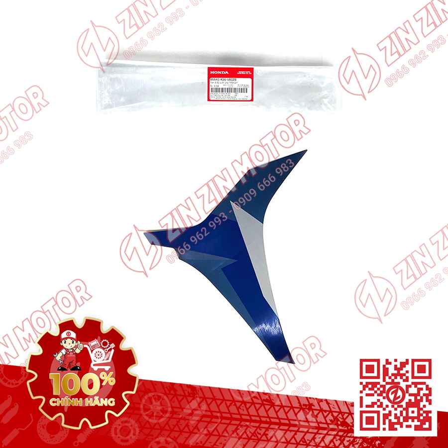 Tem Cánh Yếm Winner X V2 2019+ Dưới Phải Xanh Bạc Đen 2019 Phiên Bản Camo