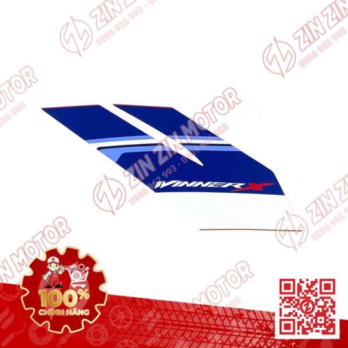 Alternative view of Tem Cánh Yếm Trước Winner X V3 2022+ Trái Miếng Nhỏ Đỏ Trắng Đen HRC 2023 Phiên Bản Thể Thao