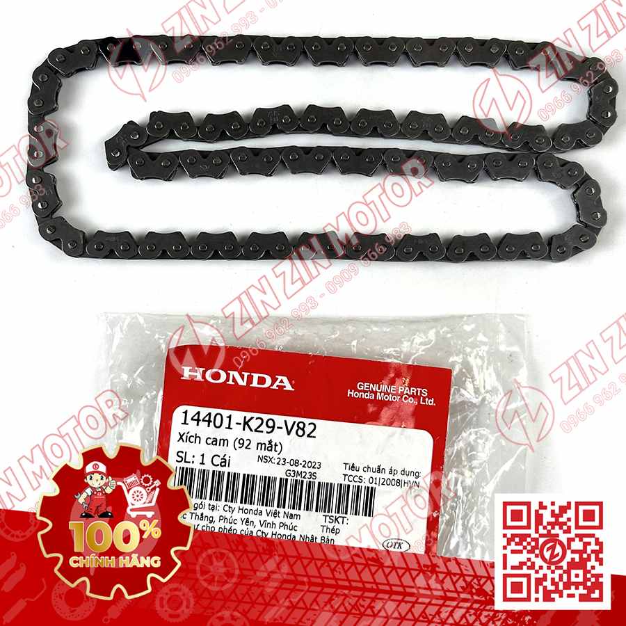 Xích, Sên Cam AB 125/160 2026 , AirBlade 2022+, AirBlade 2020+, Lead 2022, Lead 2017+, SH 2023-2026, Vario 160 2023 VN 14401-K29-V82, 14401-K29-V81