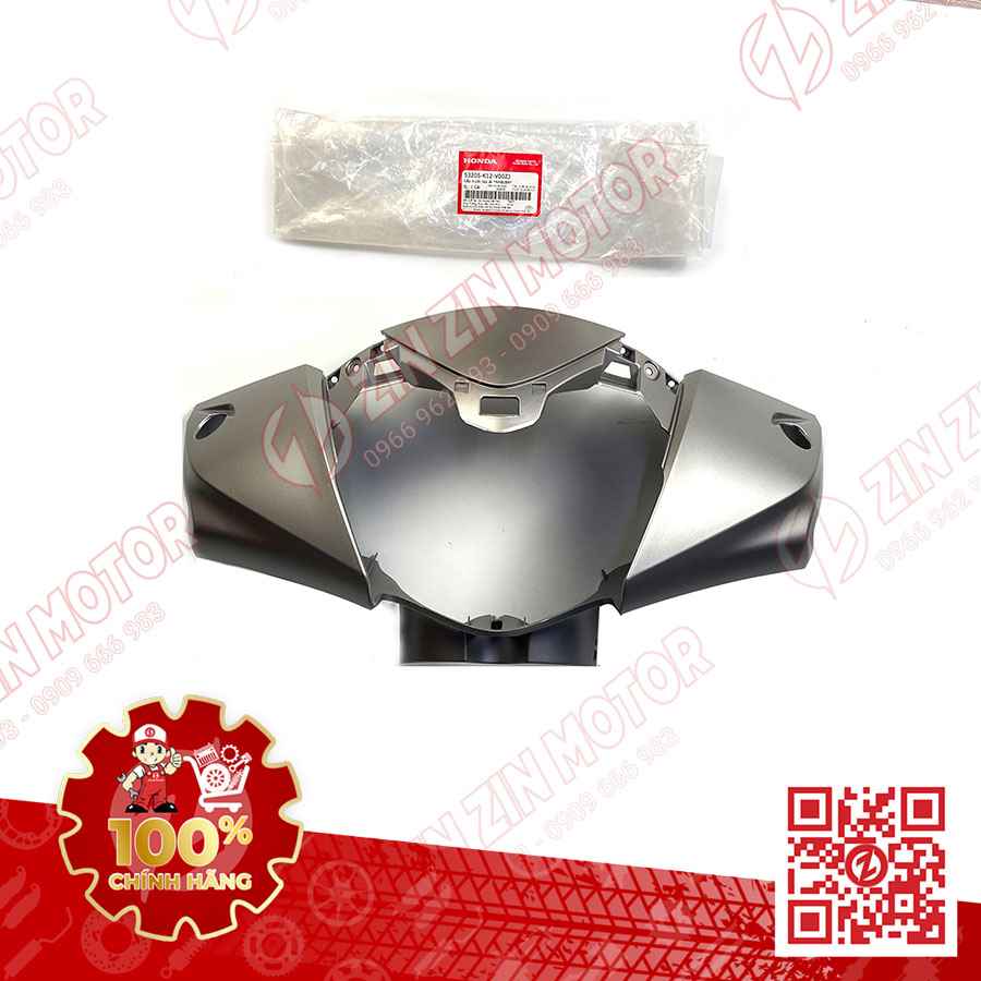 Nắp Trước Tay Lái, Ốp Đầu Trước Bạc Nhám Xe Lead 125 2022 2023+ Chính Hãng Honda