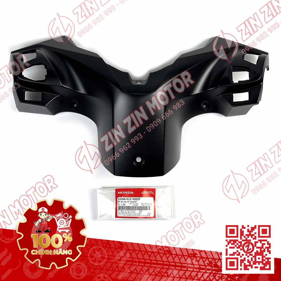 Bợ Cổ Sau Gáy Đen Nhám Xe Lead 125 2022 2023+ Chính Hãng Honda