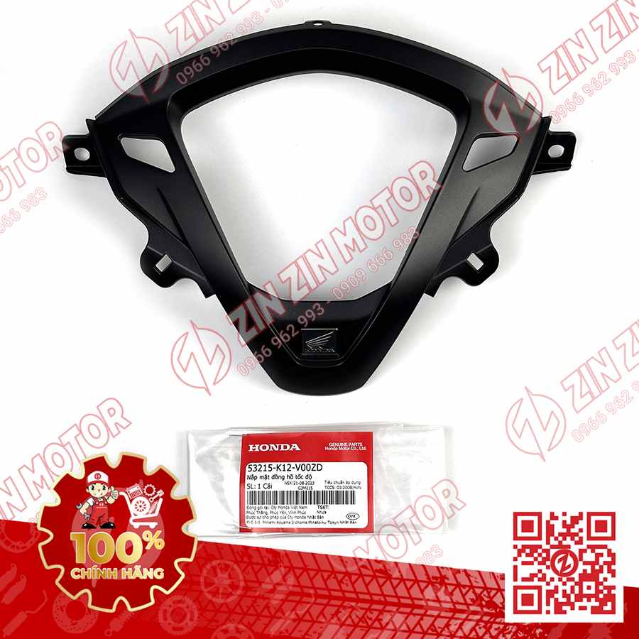 Ốp Viền Mặt Đồng Hồ Đen Xe Lead 125 Chính Hãng Honda