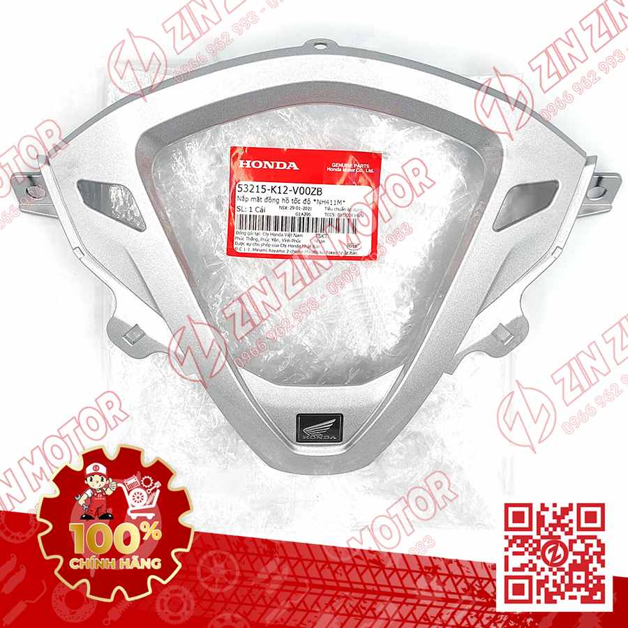 Ốp Viền Mặt Đồng Hồ Trắng Xe Lead 125 Chính Hãng Honda