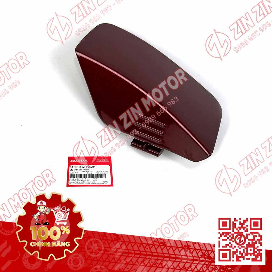 Nắp Khẩn Cấp Đỏ Đô Xe Lead 125 2022 2023+ Chính Hãng Honda