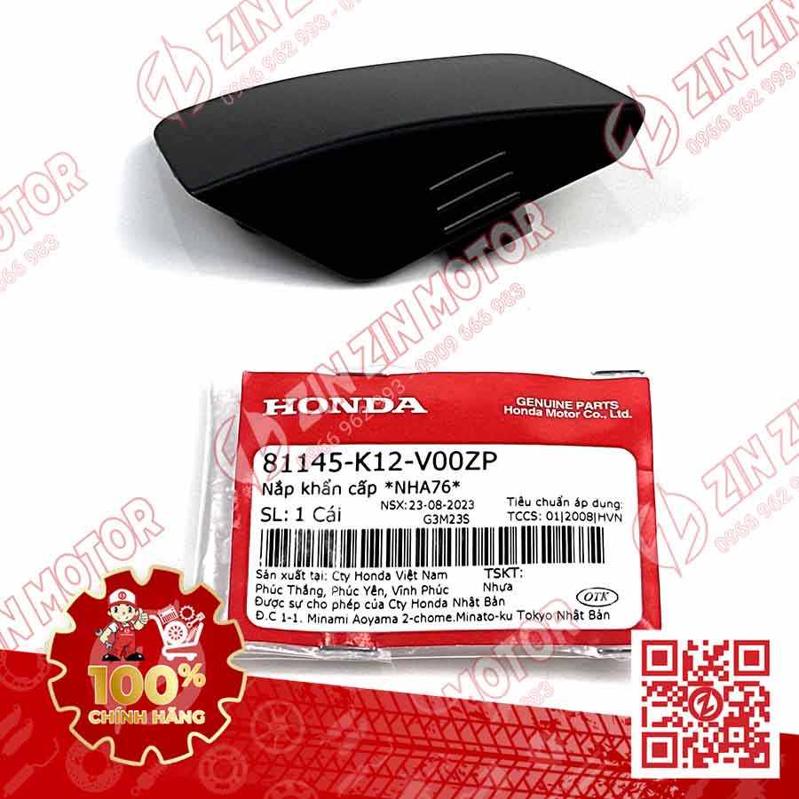 Nắp Khẩn Cấp Đen Nhám Xe Lead 125 2022 2023+ Chính Hãng Honda