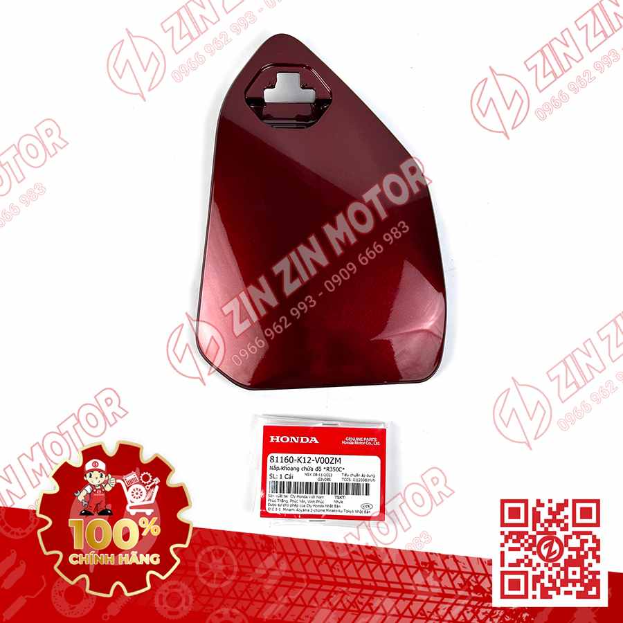Nắp Cốp Phụ Bên Trái Đỏ Đô Xe Lead 125 2022 2023+ Chính Hãng Honda