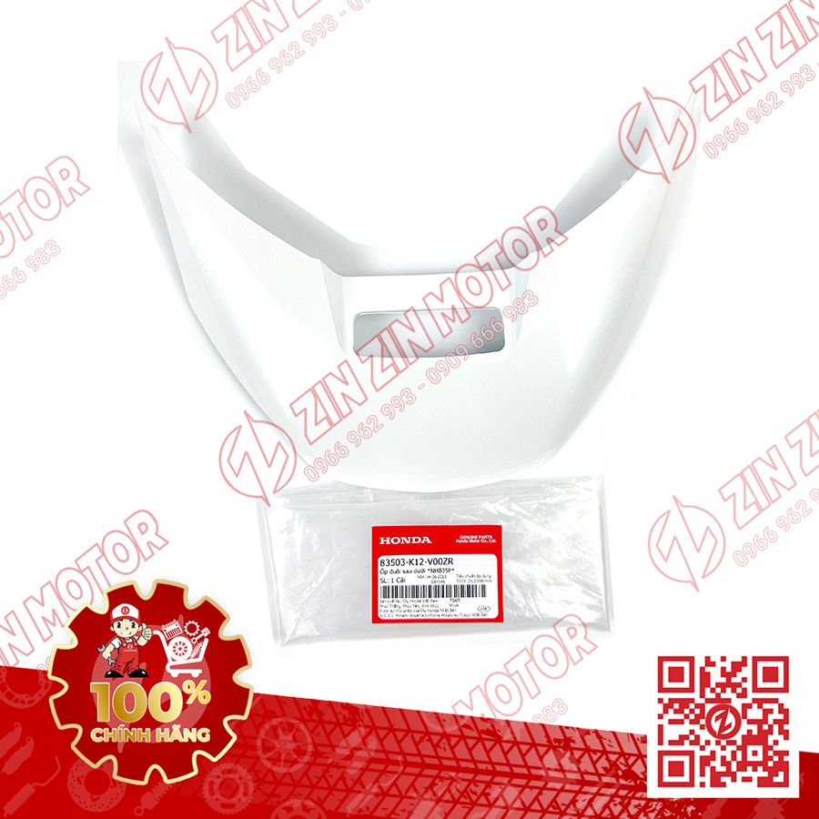 Mu Rùa Dưới Trắng Xe Lead 125 2022 2023+ 83503-K12-V00ZR Chính Hãng Honda