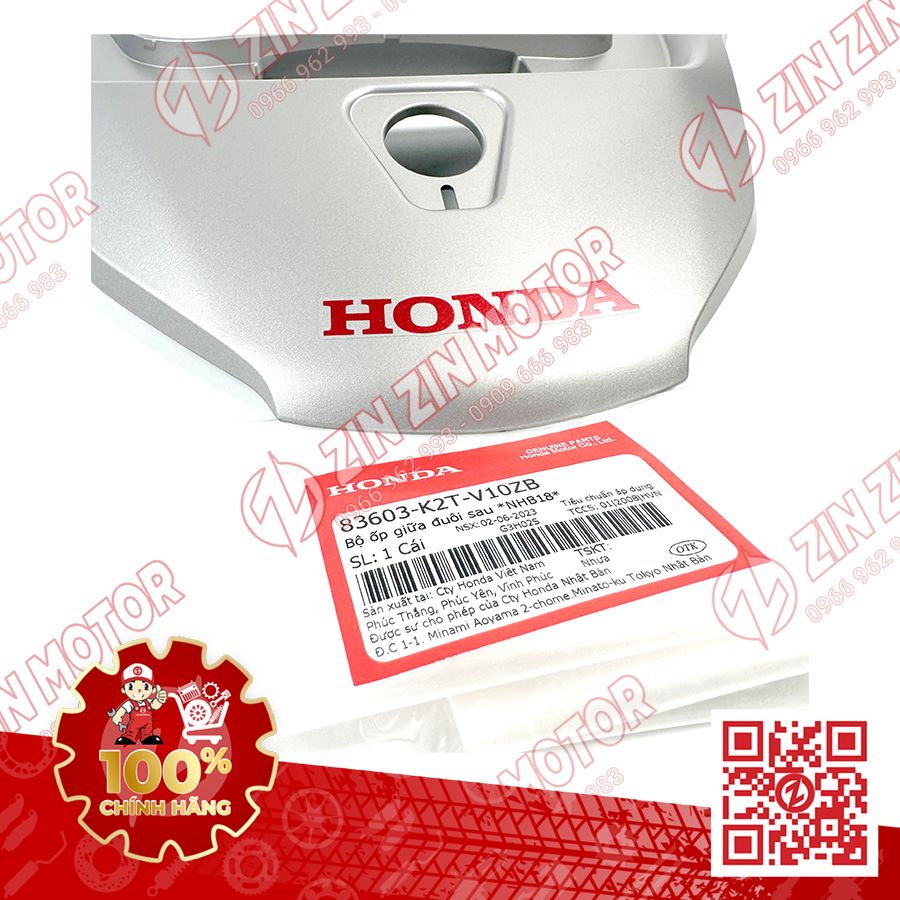 Mu Rùa Trên Bạc Nhám Xe Lead 125 2022 2023+ Chính Hãng Honda