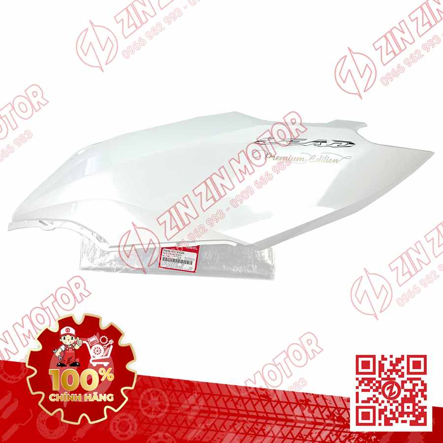 Ốp Sườn, Bụng Sau Trái Trắng Xe Lead 125 2022 2023+ Phiên Bản Cao Cấp Chính Hãng Honda