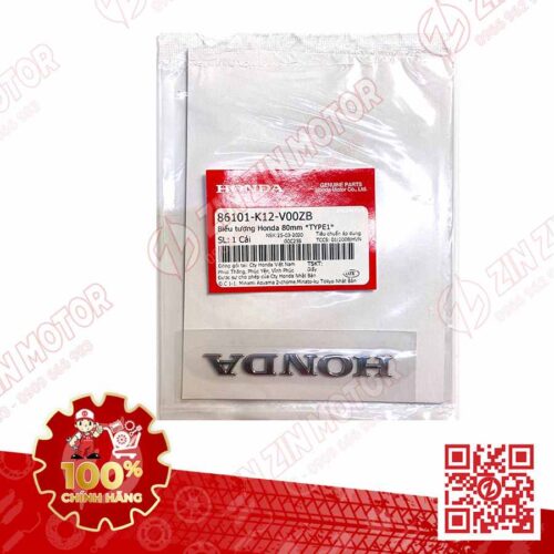 Alternative view of Tem Chữ Nổi Honda 80mm Đỏ Xe Lead 125 , AB 160 2026 Chính Hãng Honda