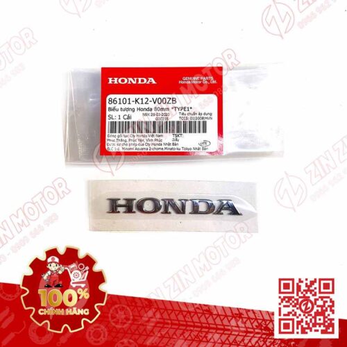 Tem Chữ Nổi Honda 80mm Đỏ Xe Lead 125 , AB 160 2026 Chính Hãng Honda
