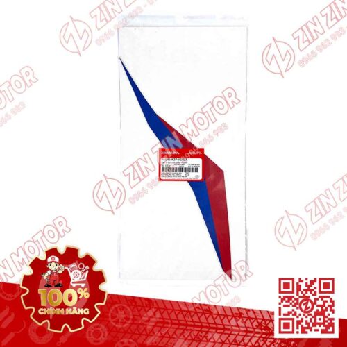 Alternative view of Tem Mặt Nạ Trước Winner X V3 2022+ Phải Miếng Trên Đỏ Trắng Đen HRC 2023 Phiên Bản Thể Thao