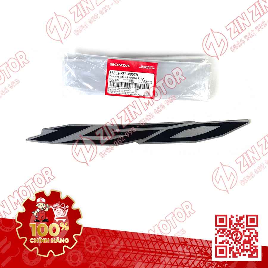 Tem Số 150 Bụng Sau Winner X V2 2019+ Trái PB406, R340