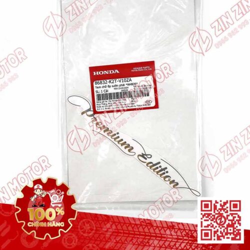 Alternative view of Tem Chữ Premium Edition Vàng Nâu Nền Trắng Xe Lead 125 (Trắng Phiên Bản Cao Cấp) 2022 2023+ Chính Hãng Honda