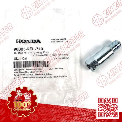 Bu Lông Nối Chân Gương Chiếu Hậu 10mm Honda Airblade, Lead, Vision, Future 90003KFL710 Chính Hãng