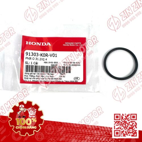 Phớt O-Ring Chắn Dầu Vario 160, AB 160 2022+, AirBlade 125 2022+, AB 125/160 2026 , SH160i/125i 2023-2026, SH 150/125 2020, Lead 2022+, SH Mode 2020+, PCX 160, ADV 160, Click 160 91303K0RV01 Chính Hãng