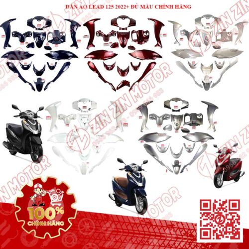 Dàn Áo Xe Lead 125 4Val 2022 2023+ Zin Đủ Màu Chính Hãng Honda