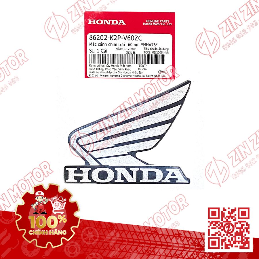 Tem Cánh Chim Honda Winner X V3 2022+, WINNER X V4 2024 Trái NHA76