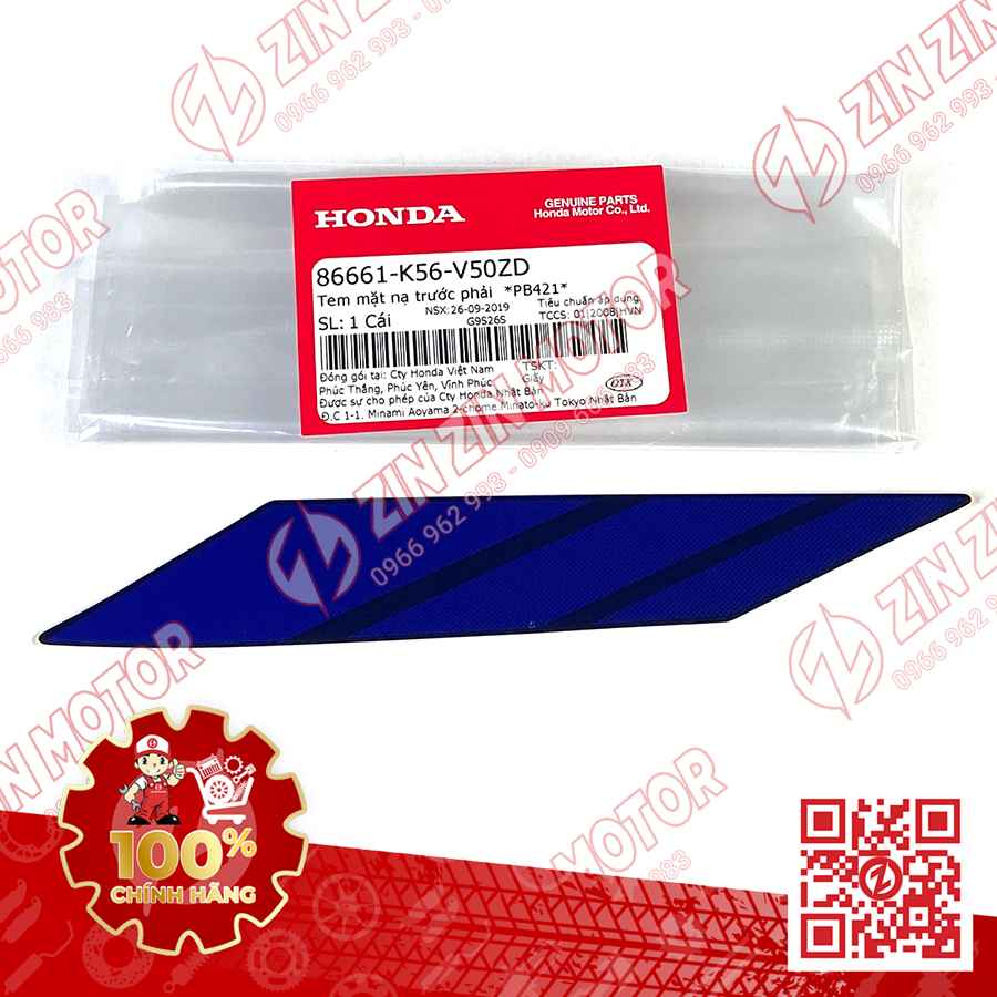 Tem Mặt Nạ Trước Winner X V2 2019+ Phải Xanh Bạc Đen 2019 Phiên Bản Thể Thao