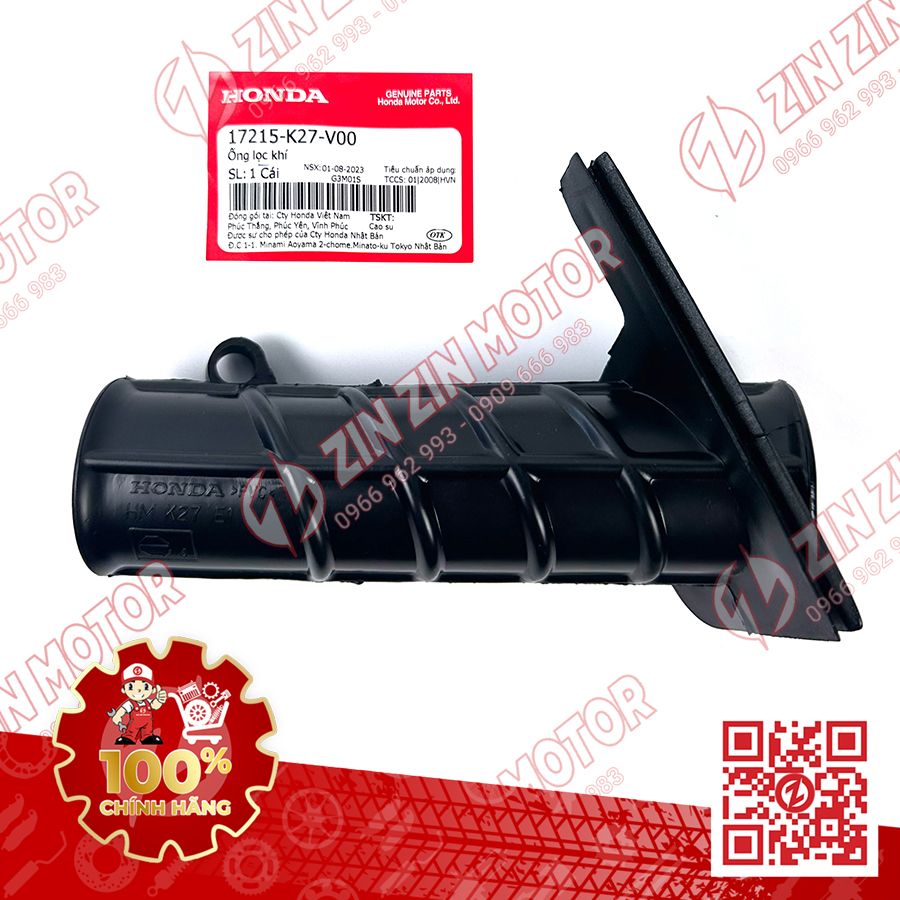 Co Pô E Ngắn, Co Gió Nhỏ AB 2020 2021, AirBlade 150, SH Mode 2014+ 17215K27V00 Chính Hãng Honda