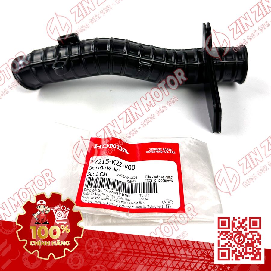 Co Pô E Mũi Heo AB 160, AirBlade 2022 - 2026 17215K2ZV00 Chính Hãng Honda