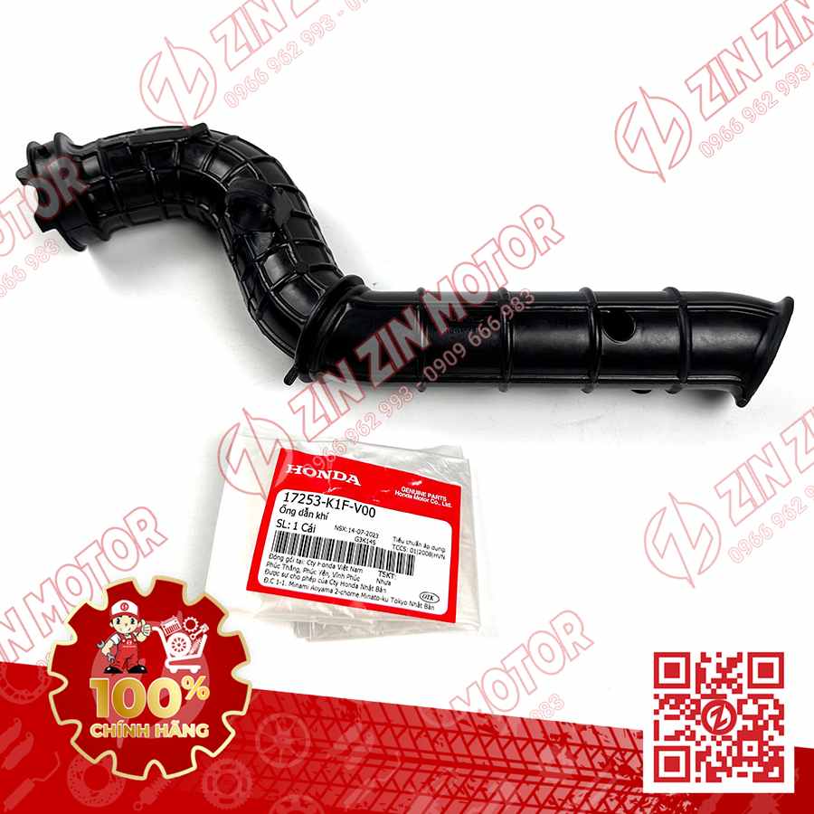 Co Pô E Dài, Co Gió Lớn AB 2020 2021, AirBlade 150 17253K1FV00 Chính Hãng Honda