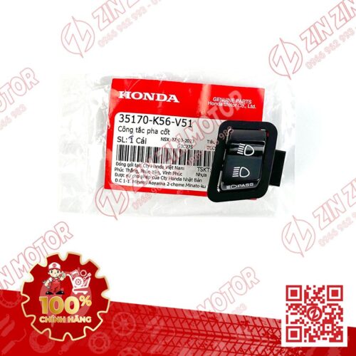Nút Công Tắc Pha Cos Winner X V3 2022 2023+, Winner X V3 2019 2020 2021, WINNER X V4 2024 , WINNER R Có Passing 35170K56V51 Chính Hãng Honda