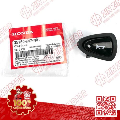 Công Tắc Còi, Nút Kèn Xe AB 160/125 2022 2023+, Air Blade 150/125 2020 2021, AirBlade 125 2016+, SH Mode 2020, Vision 2022 2026, Vario 125 2017, BeAT 35180K47N01 Chính Hãng Honda