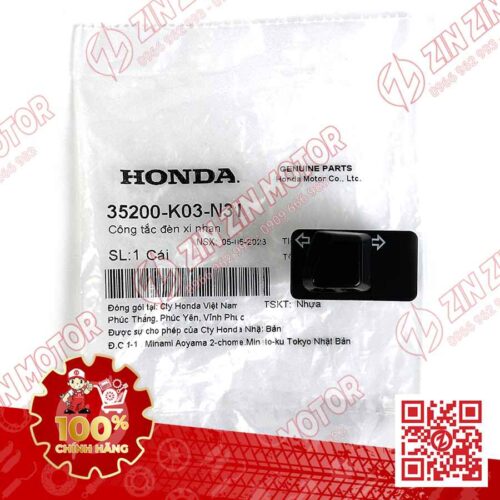 Nút Công Tắc Đèn Xi Nhan Winner V1, Vario 150 2017, Scoopy, BeAT, RS150 V1 V2 WAVE RSX 2019 2020 2021 2022 2023 , WAVE ALPHA 2017 - 2020, WAVE BLADE 110 35200K03N31 CHÍNH HÃNG