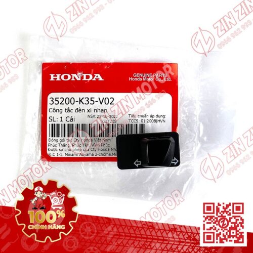 Nút Công Tắc Đèn Xi Nhan Winner X V3 2022 2023+, Winner X V2 2019 2020 2021 35200K35V02 Chính Hãng Honda