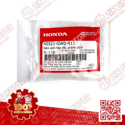 Alternative view of Đệm Cách Hộp Bình Dầu Phanh Thắng Trước Winner X V2 V3 V4, Winner V1 , WINNER R , AirBlade 160/150/125 , AB 110, Vision, Vario 160, Click 160, Future 2014-2017, Future 2018+, Vario 2017, Scoopy, CBR 250RR, CBR 150R, CB150R, BeAT, RS150 V1 V2 V3 , WAVE RSX 2019-2024, WAVE BLADE 110 45521GW0911 CHÍNH HÃNG